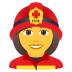 👩‍🚒 woman firefighter display on JoyPixels